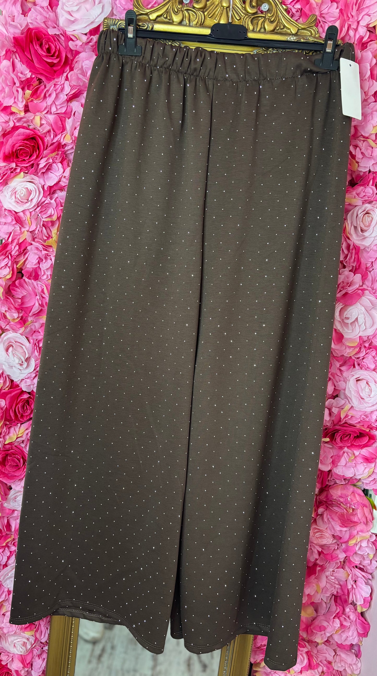 Comfy Set Strass Bruin Plus Size maat 40 t/m 48