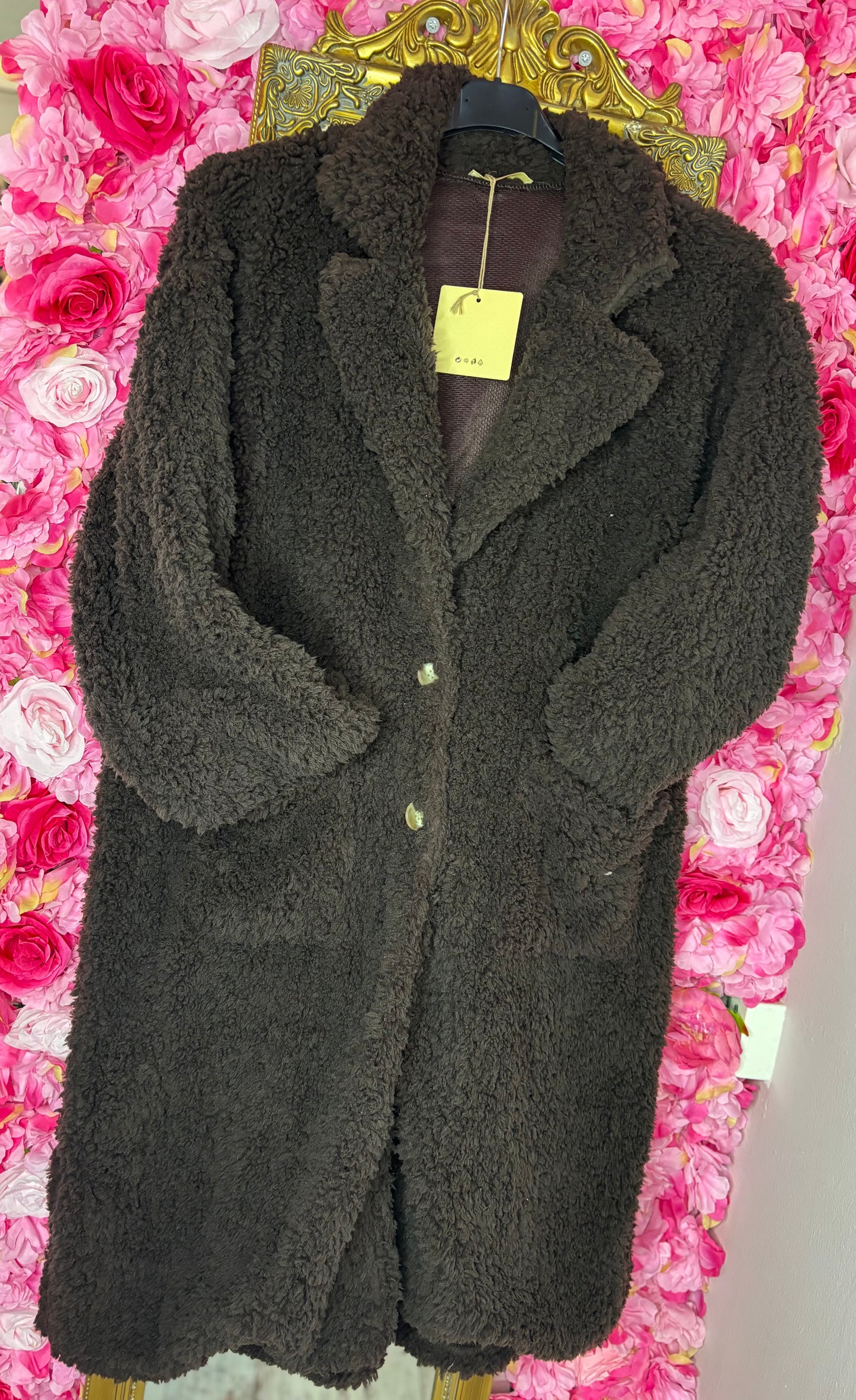 Teddy Jas Bruin Plus Size Maat 44 t/m 52 (dicht)