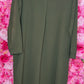 Jurk Basic Linda Leger Groen Plus Size 42 t/m 48-50