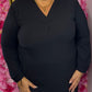 Jurk Basic Linda Zwart Plus Size 42 t/m 48-50