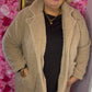 Teddy Jas Beige Plus Size Maat 44 t/m 52 (dicht)