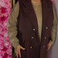 Gilet Boucle Bruin Plus Size Maat 46 t/m 56