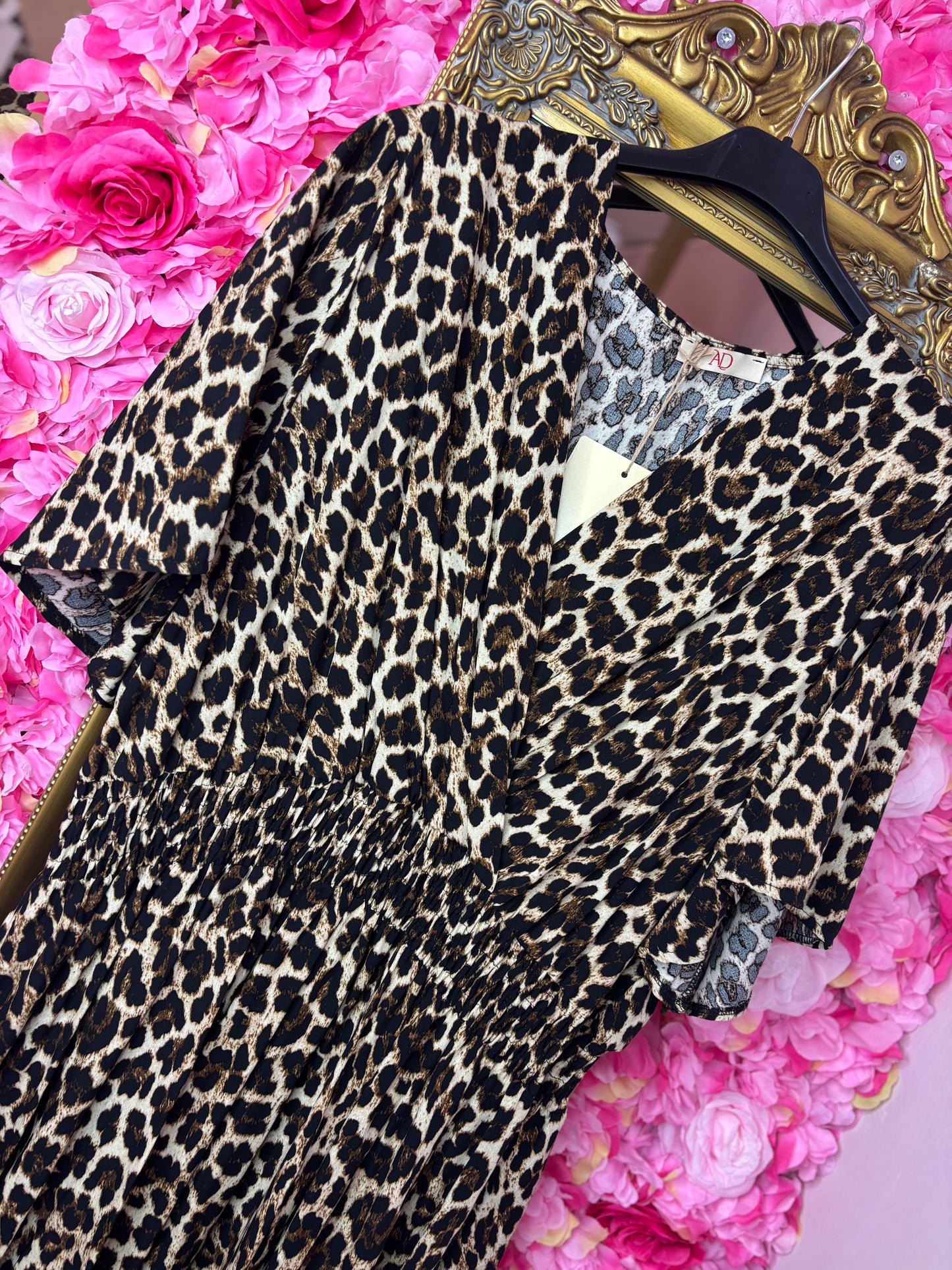 Lange Jurk Golden Pantie Plus Size Maat 46 t/m 50-52