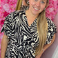 Jurk Animal Zebra tot Maat 46