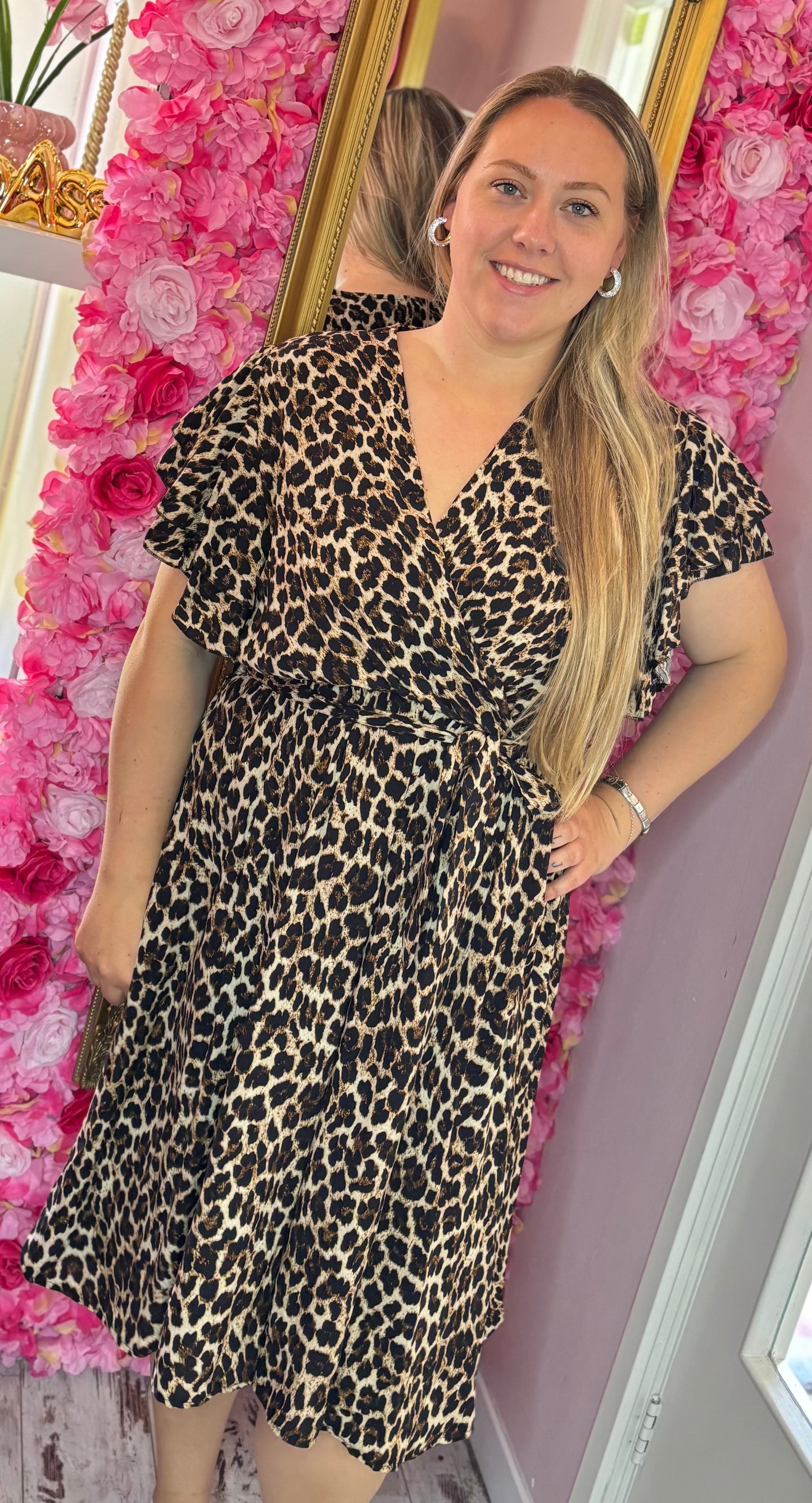 Jurk Animal Tijger tot Maat 46