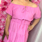 Jurk Jessy Roze tot Maat 48