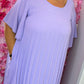 *LUCKY LOOK* Lange Jurk Chantie Lilla Plus Size Maat 48 t/m 52-54
