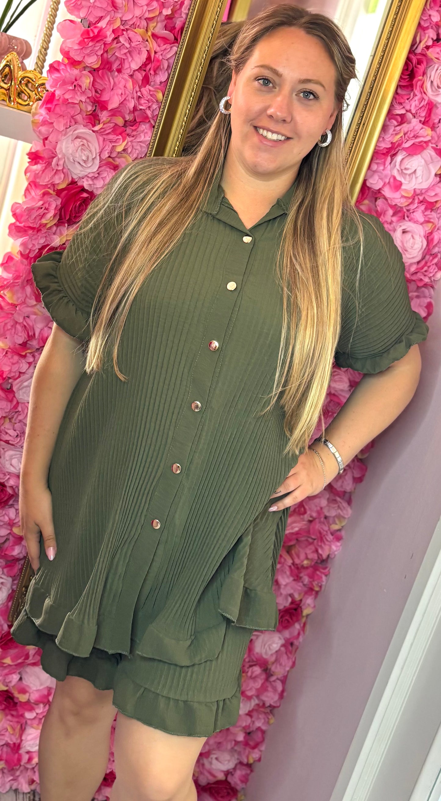 Set Cuty Leger Groen Plus Size Maat 46 t/m 52