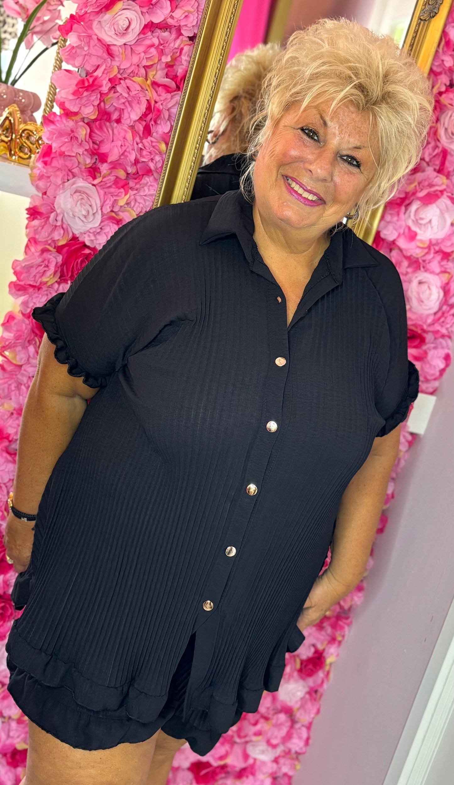 Set Cuty Zwart Plus Size Maat 46 t/m 52