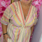 Lange Jurk Altea Taupe Plus Size Maat 48 t/m 52