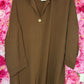 Blouse Chloe Bruin Plus Size maat 48 t/m 54
