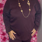 Comfy Set Max 2.0 Bordeaux Plus Size maat 46 t/m 54