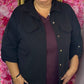 Vest Burry Zwart Plus Size Maat 46 t/m 58