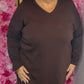 Comfy Set Max Bruin Plus Size maat 44 t/m 52