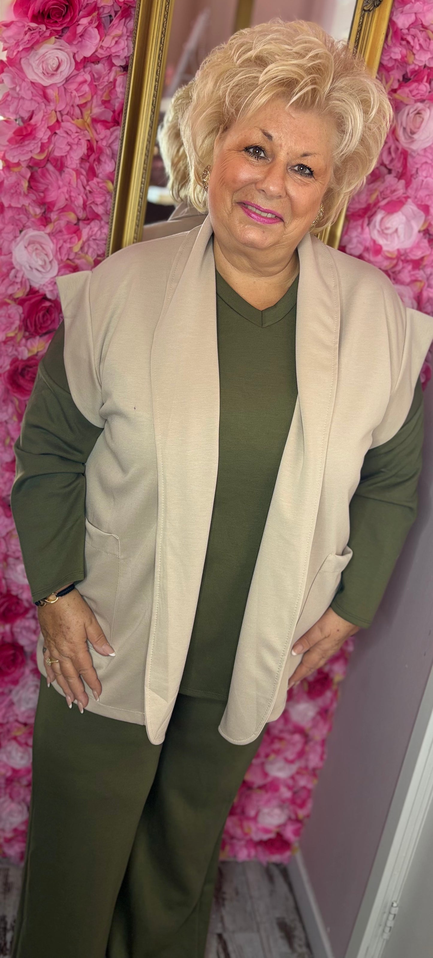 Comfy Set Max 2.0 Leger Groen Plus Size maat 46 t/m 54