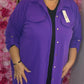 Vest Burry Paars Plus Size Maat 46 t/m 58