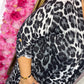 Vest Bri Viscose Panter Zwart Plus Size Maat 46 t/m 56