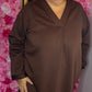 Sweaterdress Molly Bruin Plus Size 50 t/m 58