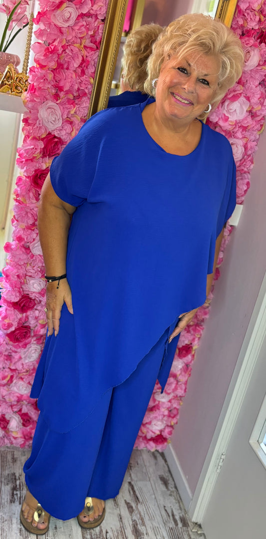 Set Emma Konings Blauw Plus Size maat 48 t/m 54