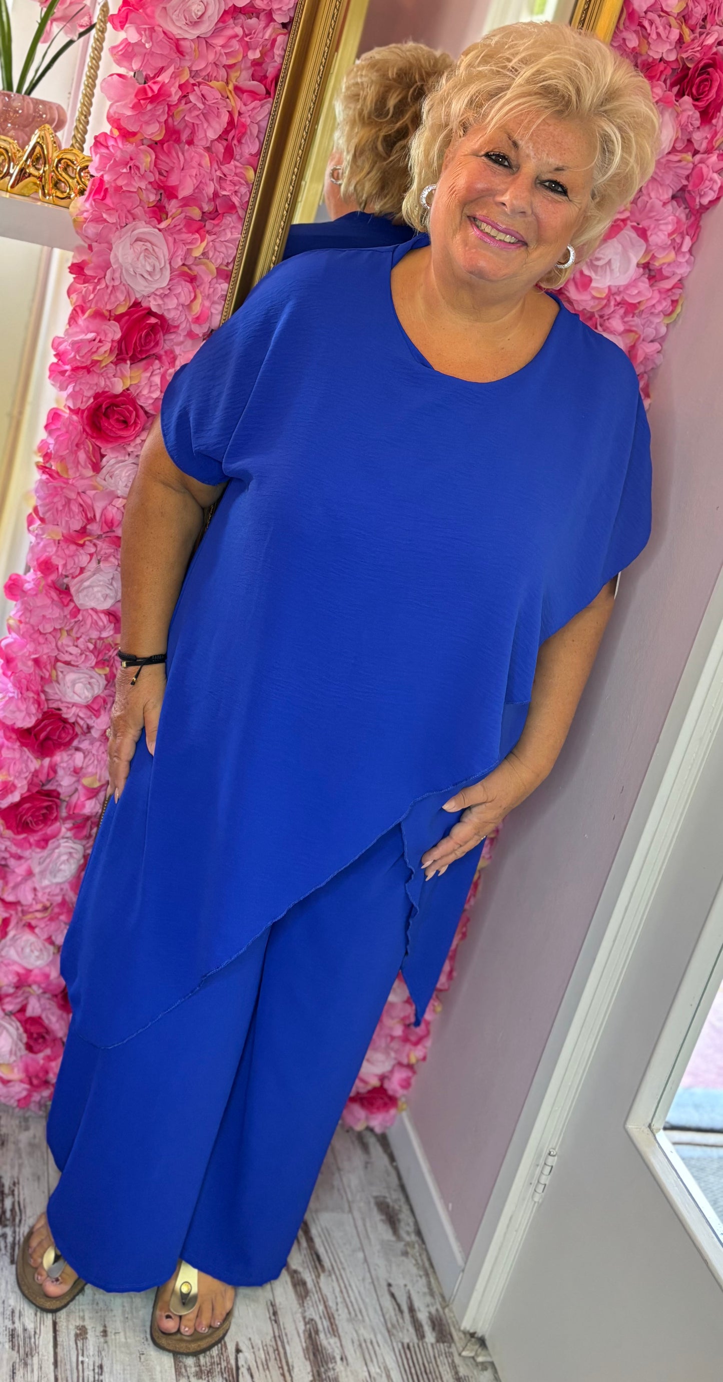 Set Emma Konings Blauw Plus Size maat 48 t/m 54