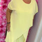Set Emma Geel Plus Size maat 48 t/m 54