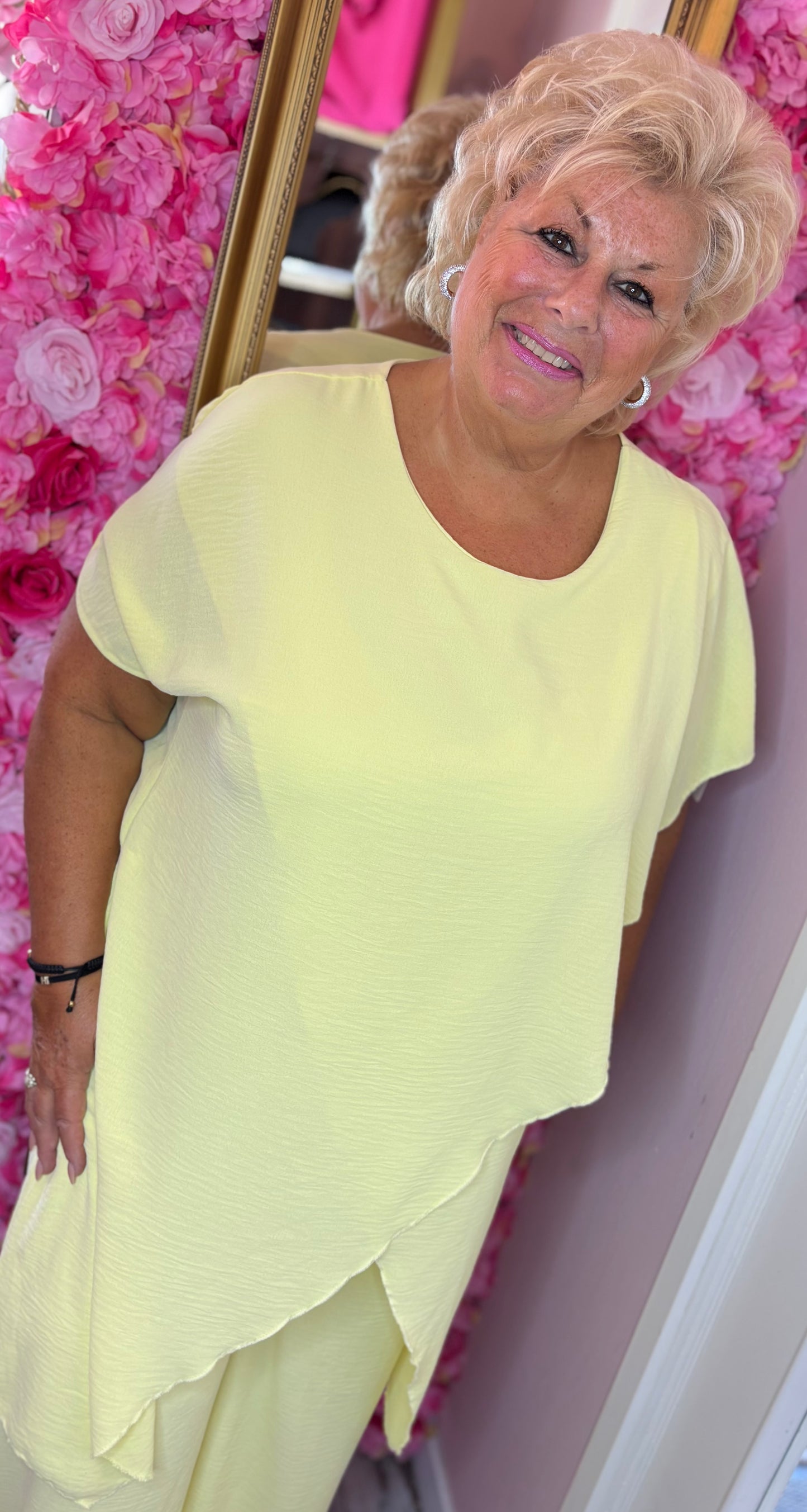 Set Emma Geel Plus Size maat 48 t/m 54
