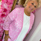 Kimono Kant Roze Plus size Maat 44 t/m 50-52