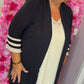 Kimono Island Zwart Plus size Maat 44 t/m 50
