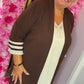 Kimono Island Bruin Plus size Maat 44 t/m 50