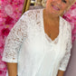 Kimono Kant Wit Plus size Maat 44 t/m 50-52