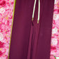 Jogging Broek Bordeaux Plus Size Maat 44 t/m 52