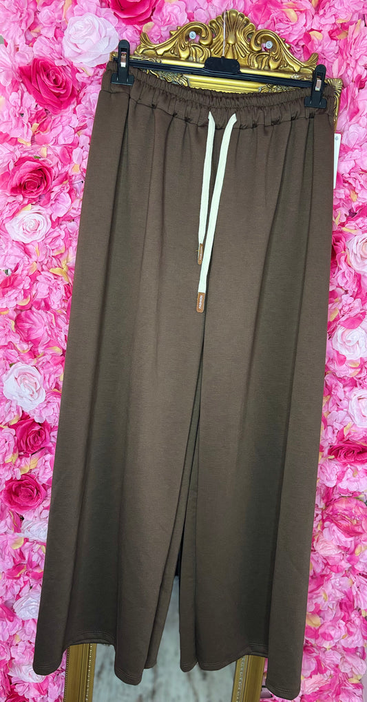 Jogging Broek Bruin Plus Size Maat 44 t/m 52