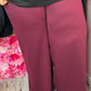 Jogging Broek Bordeaux Plus Size Maat 44 t/m 52