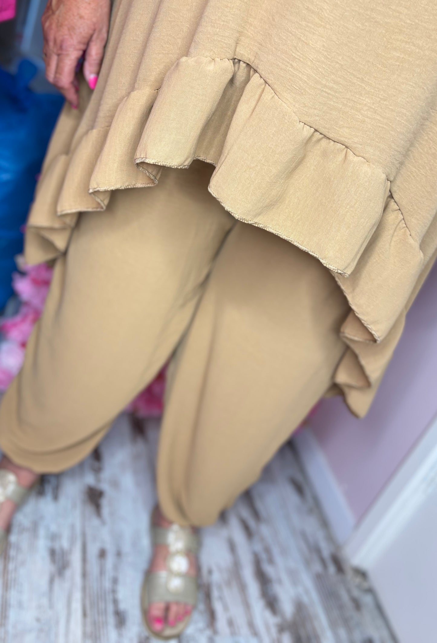 Set Viral Camel Plus Size maat 48 t/m 54