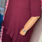 Set Viral Bordeaux Plus Size maat 48 t/m 54