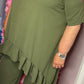 Set Viral Leger Groen Plus Size maat 48 t/m 54