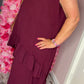 Set Marina Bordeaux Plus Size maat 46 t/m 52