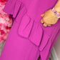 Set Marina Donker Paars Plus Size maat 46 t/m 52