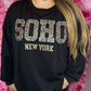 Trui Soho Panter Zwart Plus Size Maat 44 t/m 52