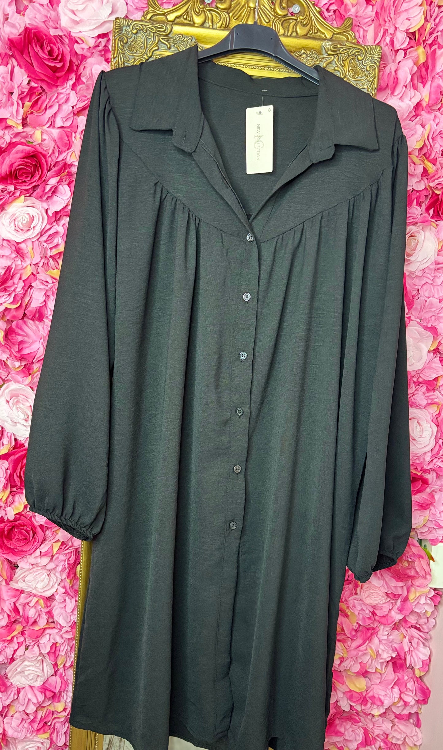 Jurk-Tuniek Perfect Zwart Maat 46 t/m 52-54