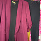 Blazer Basic Bordeaux Plus Size Maat 44 t/m 50