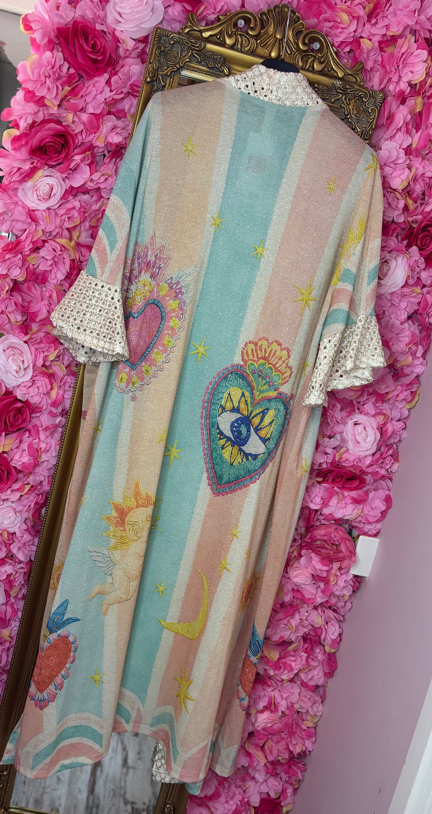 Kimono Ibiza Mint Eye Plus size Maat 46 t/m 50-52