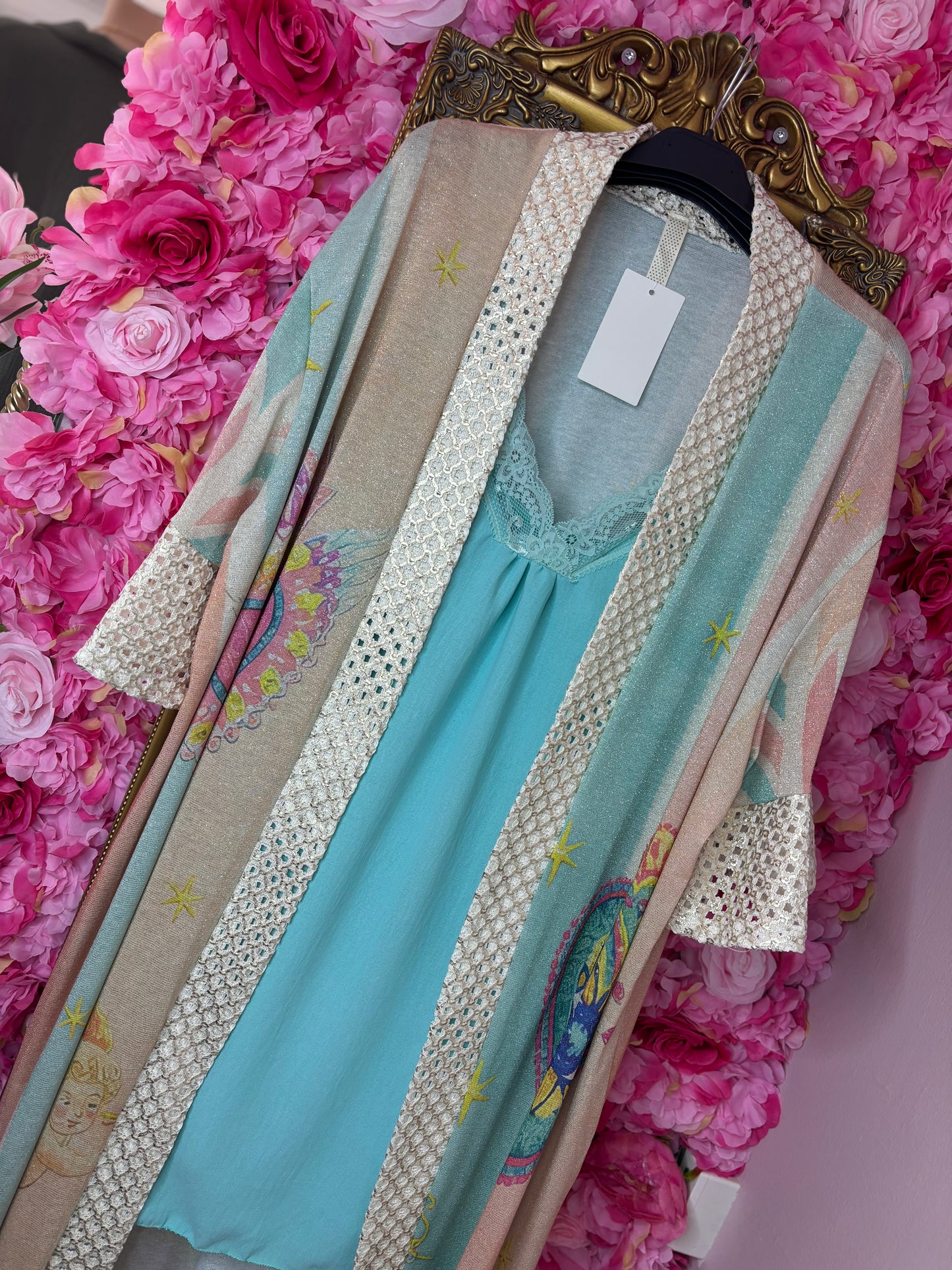 Kimono Ibiza Mint Eye Plus size Maat 46 t/m 50-52