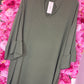 Blouse Mia Leger Groen Plus Size maat 48 t/m 54-56