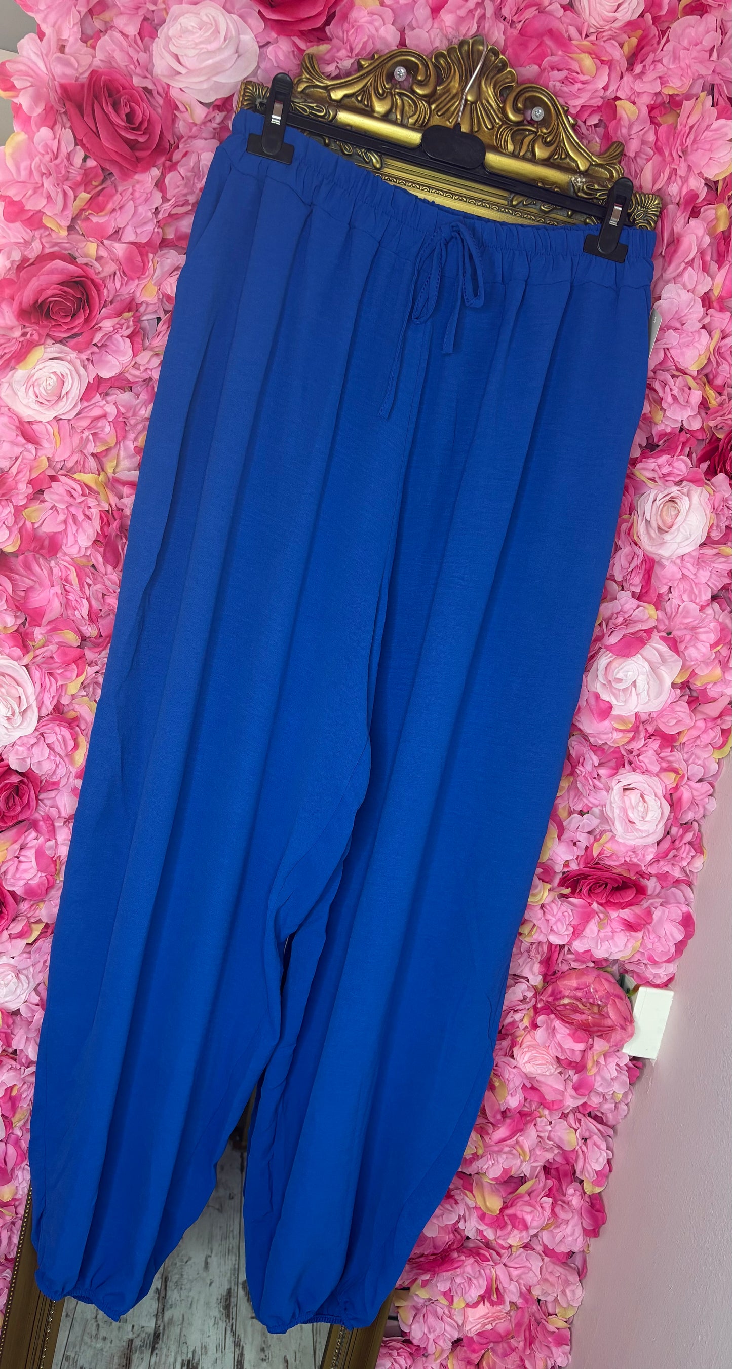 Broek Pof Konings Blauw Plus Size Maat 48 t/m 54-56