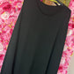 Top Strik Rug Zwart Plus Size Maat 44 t/m 50-52