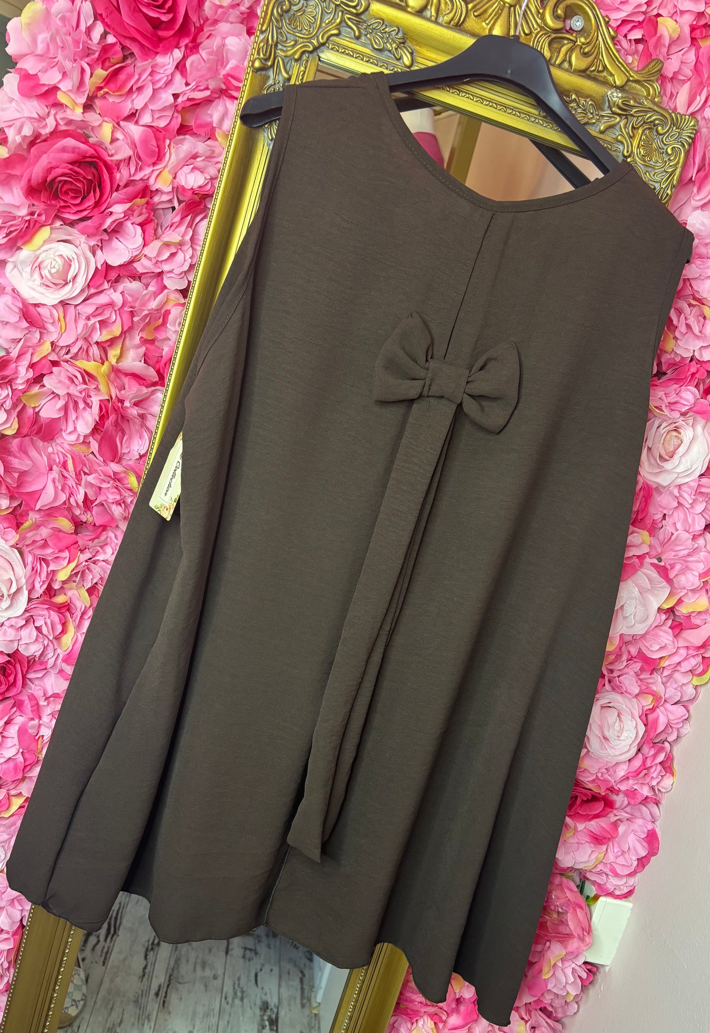 Top Strik Rug Zwart Plus Size Maat 44 t/m 50-52