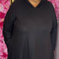 Hoodie Zwart Plus Size Maat 50 t/m 58