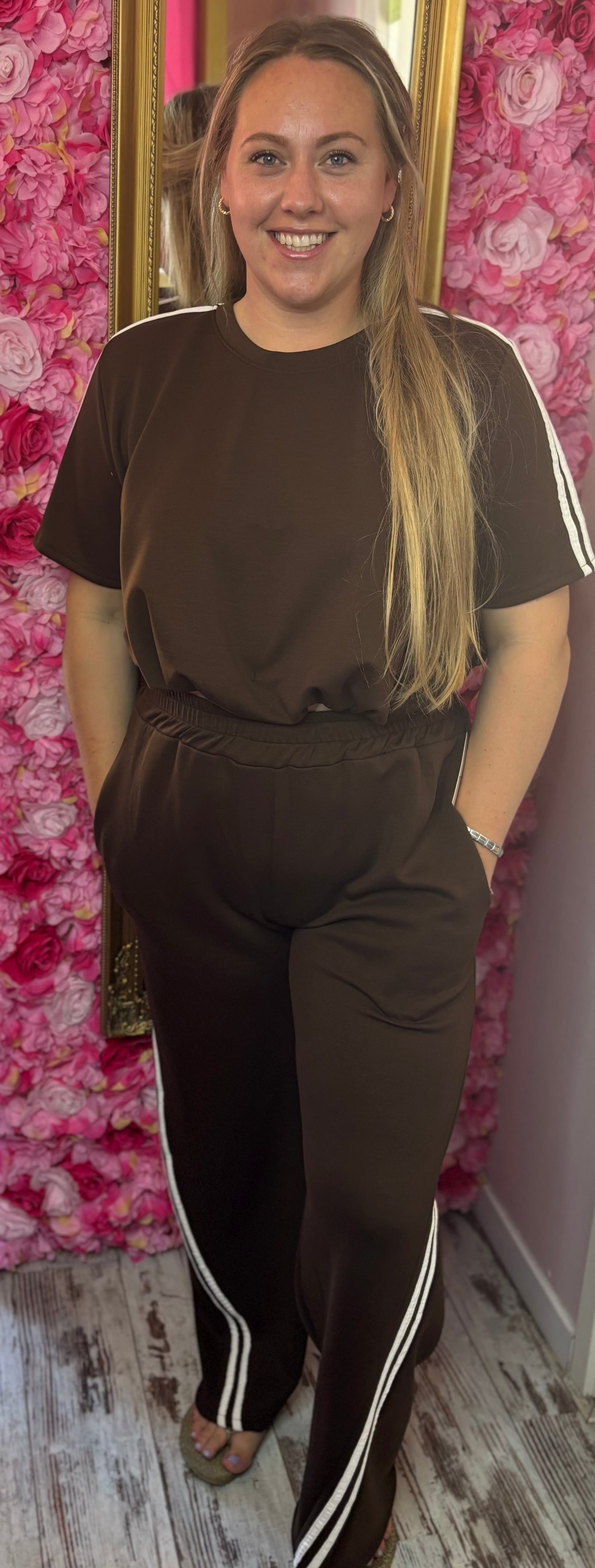 Comfy Set Denies Bruin Plus Size tot Maat 48