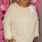 Trui Flurria Creme Plus Size Maat 46 t/m 52-54